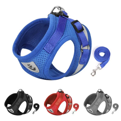 Pawzoa™ SecureFit No-Pull Pet Harness Set